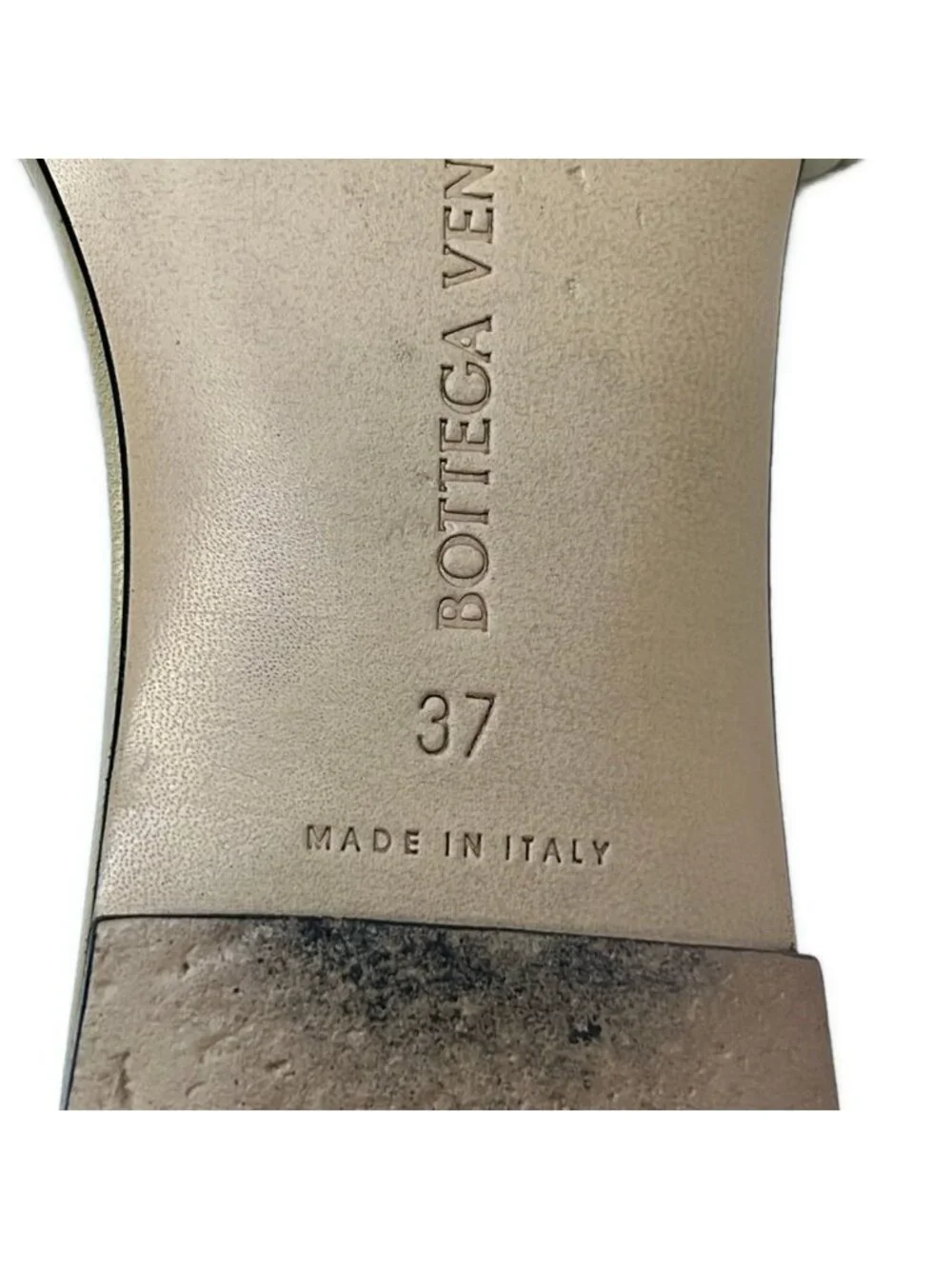 Bottega Veneta Sandals Beige Leather